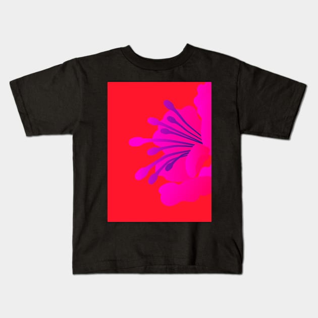 Gigantic flower Kids T-Shirt by juliechicago